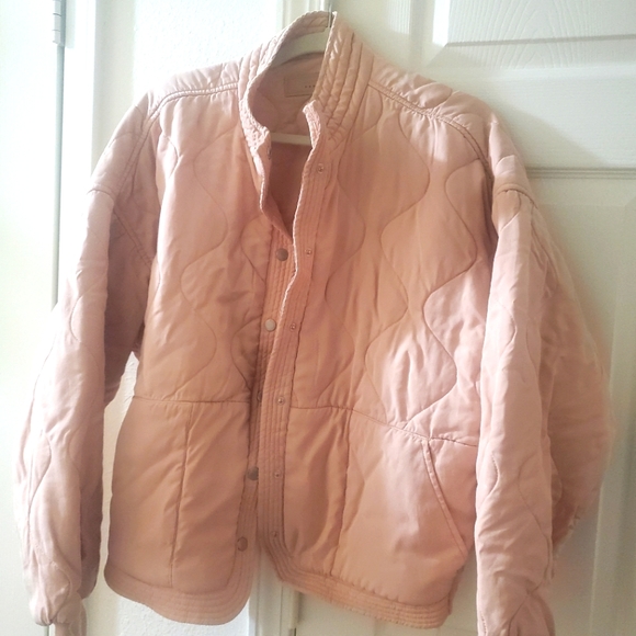 Blank NYC Jackets & Blazers - COPY - Blanknyc Bomber Jacket Rose Large